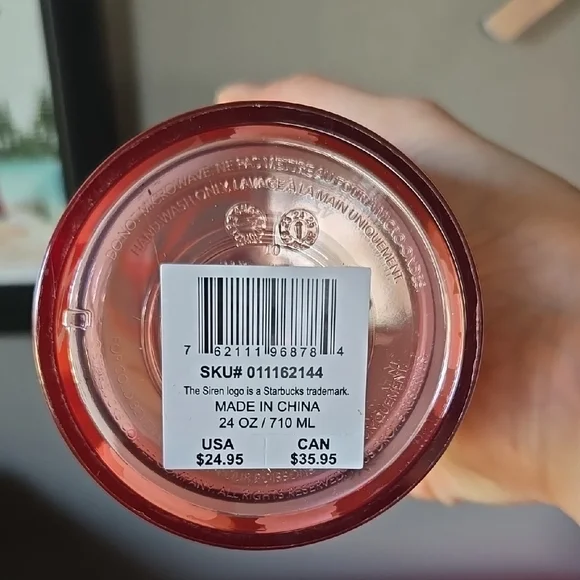 Starbucks 2025 Year Of The Snake Tumbler NO SNAKE STRAW TOPPER - Picture 4 of 4